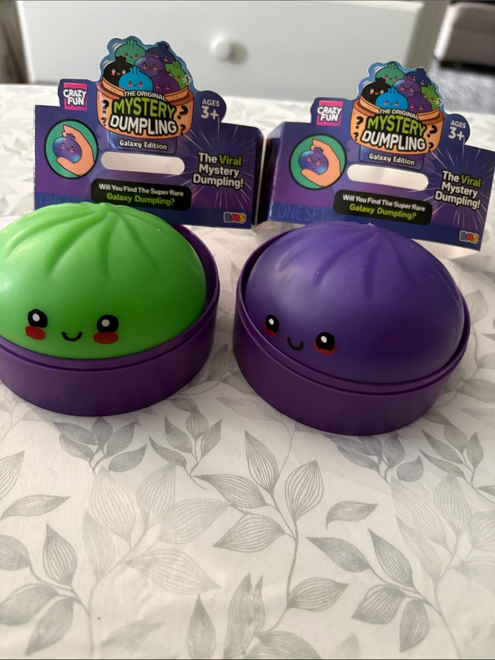 Mystery Dumpling Galaxy Edition Kids Toy - Green & Purple